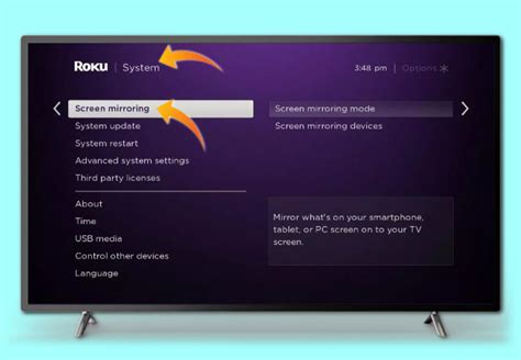 Cast chrome to roku.  To use screen mirroring, first enable the feature on you...