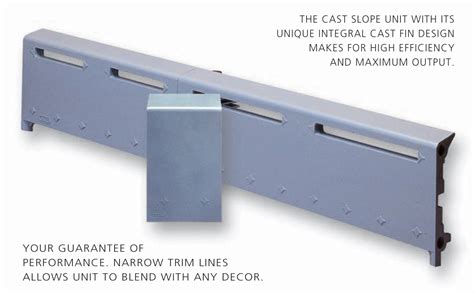 Cast iron baseboards. Meanwhile, baseboard radiators can be as affordable as $50 or as expensive as $500, depending on the model you choose. Installation costs generally range from $400 to $1000. Aside from the cost of the radiator itself and its installation, cast iron radiators have lower operating costs. 
