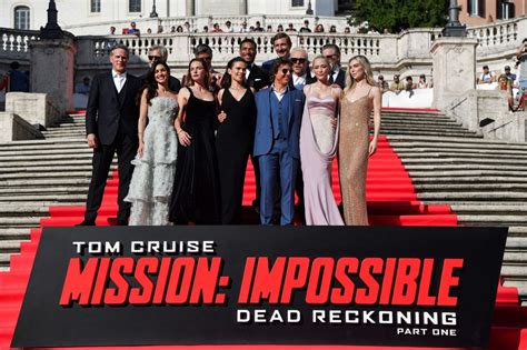 Cast of ‘Mission Impossible: Dead Reckoning Part One’ celebrate film during world premier in Italy