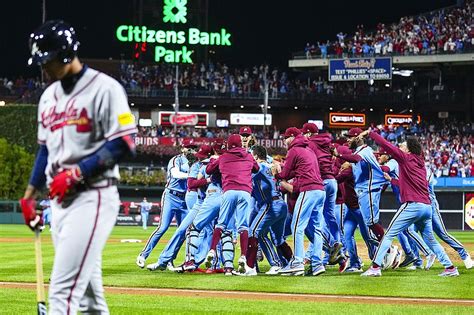 Castellanos hits 2 homers again, powers Phillies past Braves 3-1 and into 2nd straight NLCS