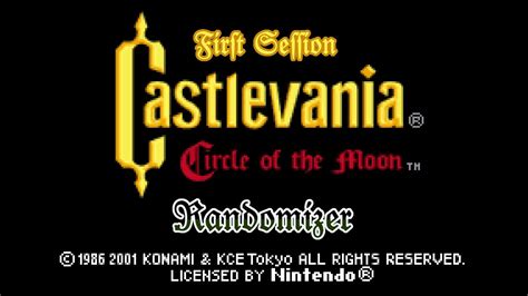 Castlevania: Circle of the Moon Randomizer :: Castlevania Advance ...