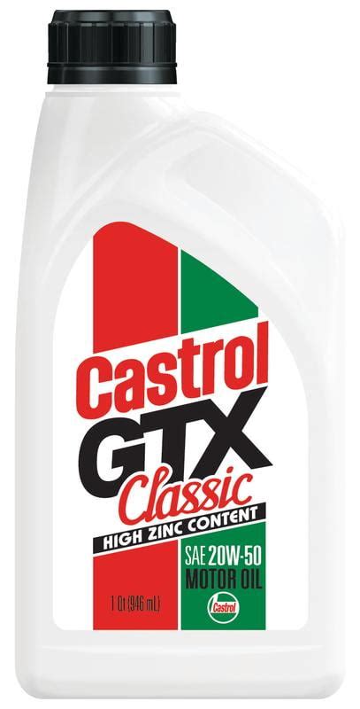 Castrol GTX Classic 20W-50 Conventional Motor Oi