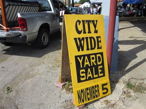 The Fall City Wide Yard Sale will be held on: Saturday, November 4, 2017, from 8am to 4pm. Register for the event in person at City Hall from October 2, 2017 to November 1, 2017 to secure a spot on the CWYS Fall 2017 Map. Registration Costs: Residential Yard Sale: $5 Houston Square: $10 Vendors: $20. 