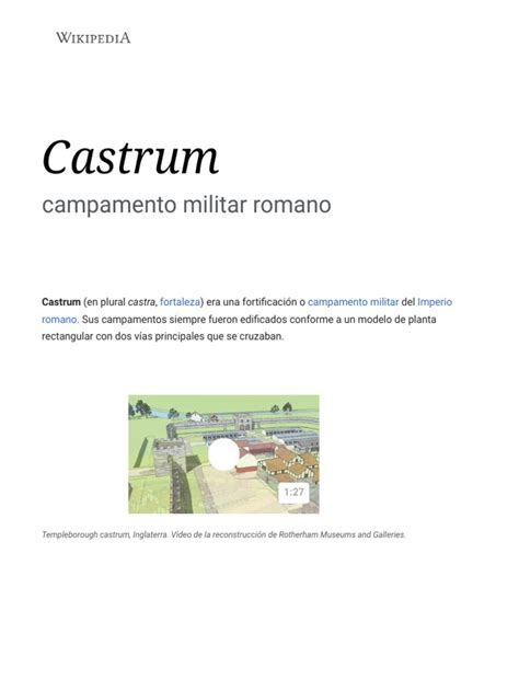 Castrum – Wikipedie