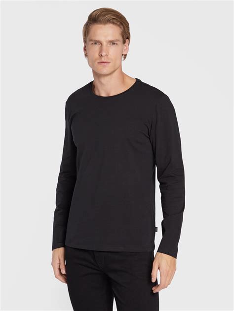 Casual Friday Longsleeve Theo 20503726 Czarny Slim Fit