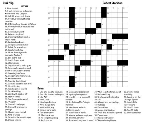 Join hundreds of thousands playing our collection of free online crossword puzzles. No download or registration needed!. 