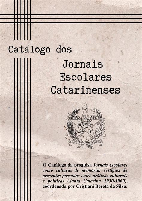 Catálogo de Jornais Catarinenses (1831-2024) - Santa Catarina