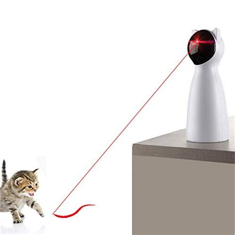 🐾【RECHARGEABLE & 3 SPEEDS AND 3 TIMER SETTINGS】 This USB rechargeable cat laser toy is very convenient to use. It takes ONLY 3.5 hours to fully recharged, and can be used continuously up to 4 hours in slow speed. According to different kittens' features and to save power, we design this laser toy for cats with 3 adjustable speeds (slow ...