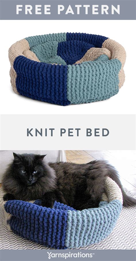 Cat Bed Knitting Pattern Knitting Patterns