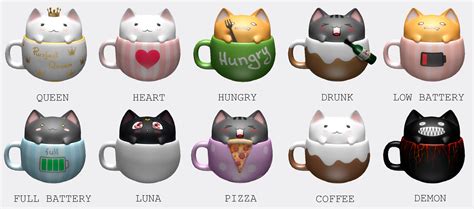 Cat Cup Template