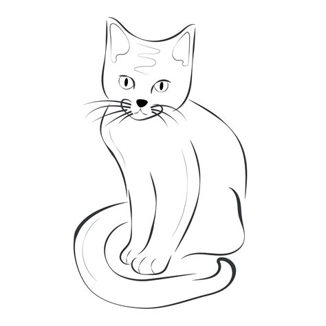 Cat Line Drawing Images – Browse 85,325 Stock Photos, Vectors, …