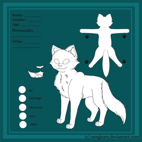 Cat Ref Sheet