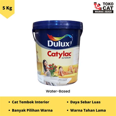 Cat Tembok Interior Dulux Catylac 5 KG (1) - Sunset - Tokopedia