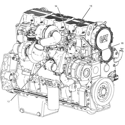 The Cat ® C15 Industrial Diesel Engine is offered in ratings ranging from 354-433 bkW (475-580 ... . 