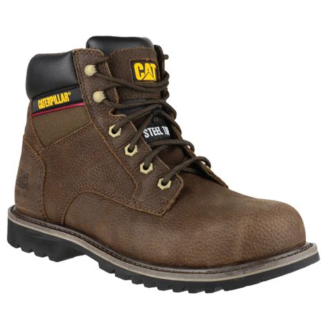 Cat caterpillar boots. The Caterpillar safety Work Boots utilise high quality leather, but also include the steel toe area for protection against hazards, with comfort. Other ... 