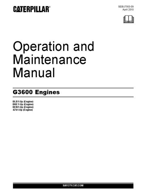 Cat g3600 operation and maintenance manual. - Honda xr650r service repair manual 00 02.