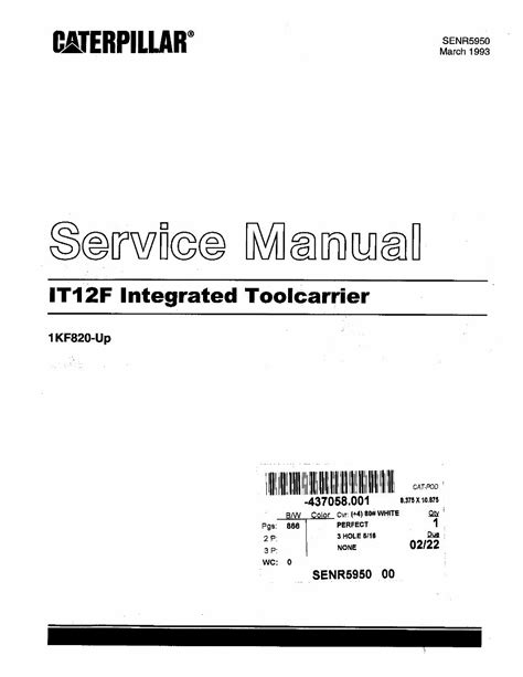 Cat it12f service and parts manual. - Husqvarna sewing machine model 950 manual.