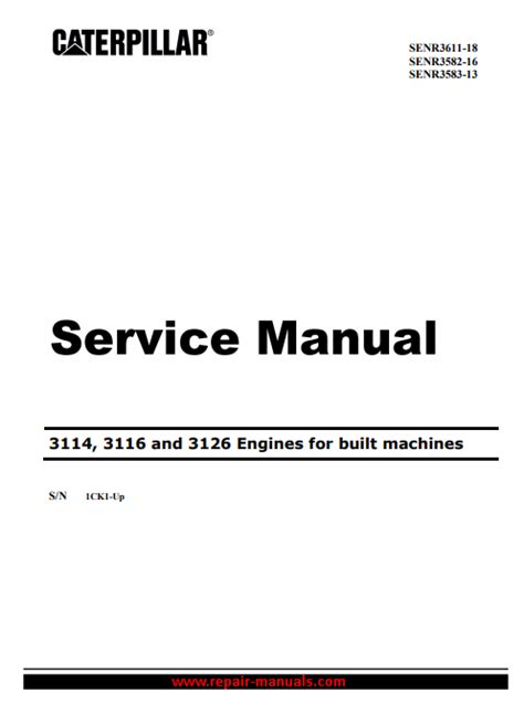 Cat it12f with 3114 engine service manual. - Your guide to a worryfree retirement.