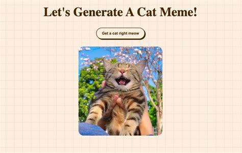 Cat meme generator.  People often use the generator to customize established Featured cat...
