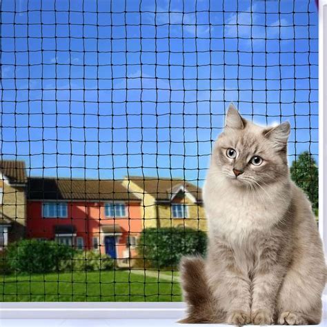 Cat net for outside.  Talk to a pet fencing expert today.  Enter Catmax Clear...