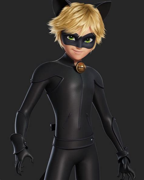 Adrien Agreste (aka Cat Noir) is one of the two titular main protagoni