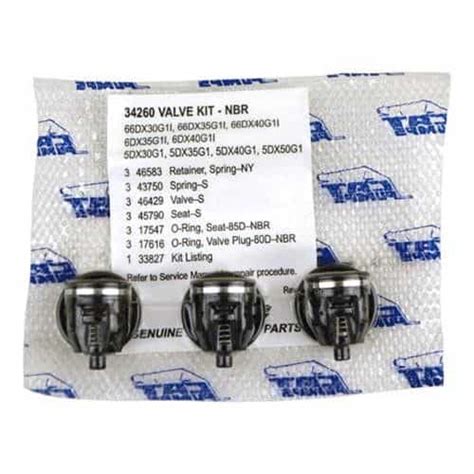 Cat pump 34260. 1929 Valve Replacement Kit.  Regular maintenance prevents bre...