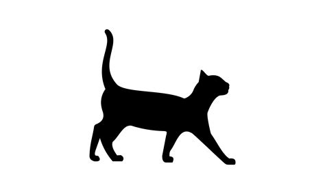 Cat silhouette 01 Cat silhouette, Black cat silhouette, Cat art