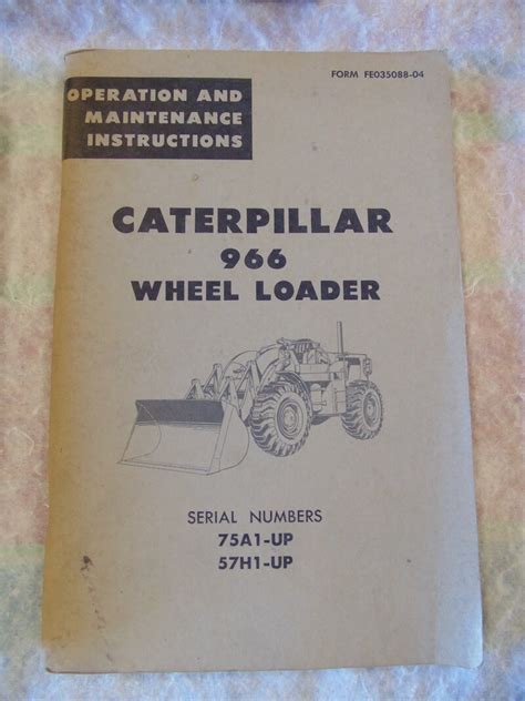 Cat wheel loader operating manual cat 966. - Abnormal psychology final exam study guide.