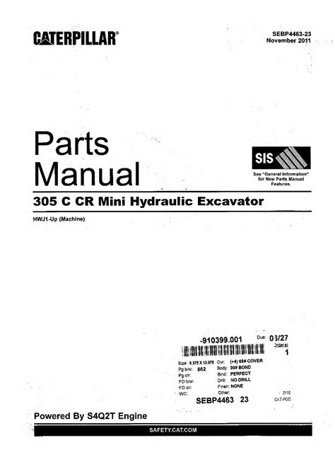 Cat305c parts operator and maintenance manual. - Histoire, doctrine et rites des principales religions..