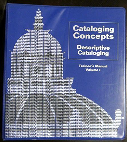 Cataloging concepts descriptive cataloging trainee s manual. - 1989 download manuale di riparazione daihatsu feroza f300.