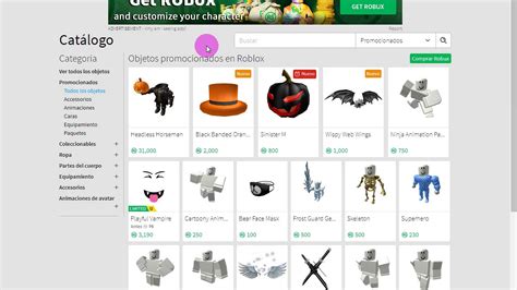 Catalogo De Roblox