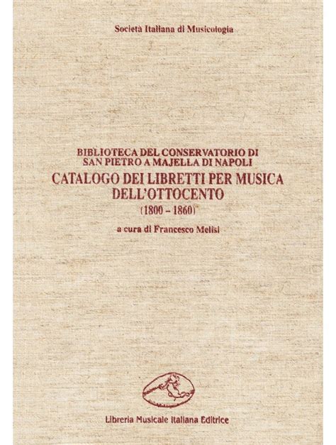 Catalogo delle opere musicali del conservatorio di musica san pietro a majella di napoli. - The writers guide to character traits.