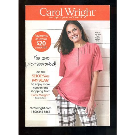 Catalogs like carol wright. Shop Carol Wright. Personal Care Home Furnishings Kitchen & Dining Outdoor & Garden Household Helpers Leisure & Travel Women's Apparel Men's Apparel Shoes & Slippers As Seen On TV. Shop for budget-friendly gifts, comfortable clothing & shoes, wellness solutions, home care innovations and home décor – plus As Seen On TV favorites. 