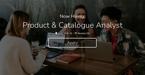 Catalogue Analyst Jobs