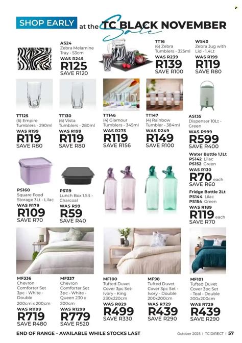 Catalogue Table Charm Price List