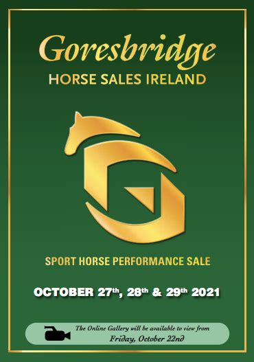 Catalogue for our final Sport... - Goresbridge Horse Sales