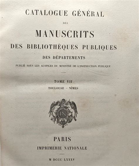 Catalogue général des manuscrits des bibliothèques publiques des départements. - Aha bls for healthcare provider student manual.