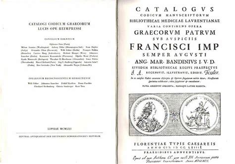 Catalogus codicum manuscriptorum bibliothecae mediceae laurentianae. - Studying the historical jesus evaluations of the state of current research.