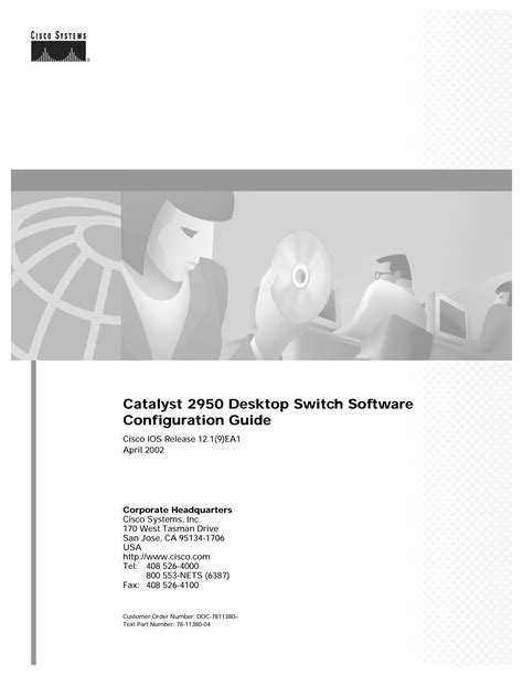 Catalyst 2950 desktop switch software configuration guide. - Guida per principianti alle serie di acque per cromatografia liquida.