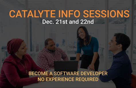 The average Catalyte salary ranges from approximately $62,525 per year for a Digital Media Associate to $133,931 per year for a Senior Software Engineer. The average Catalyte hourly pay ranges from approximately $30 per hour for a Digital Media Associate to $64 per hour for a Senior Software Engineer. Catalyte employees rate the overall .... 