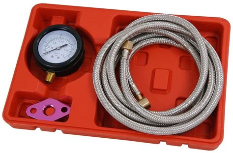 Buy Exhaust Back Pressure Tester - Angchun Exhaust Back Pressure Gauge with 6FT Hose 2.5" Gauge and Rubber Protector Two Multi-Colored Bands Catalytic Converter Test Kit with Adapter (M12 & M18): Fuel Pressure Testers - Amazon.com FREE DELIVERY possible on eligible purchases. 