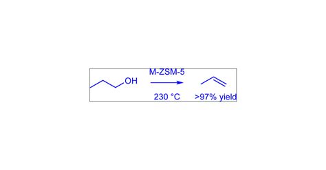 Catalytic dehydration of biomass derived 1-propanol to propene …