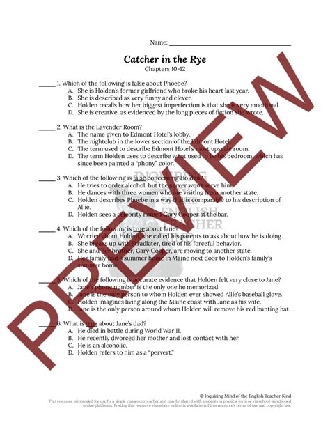 Catcher in the rye study guide key. - Simulación de los negocios jurídicos (actos y contratos).