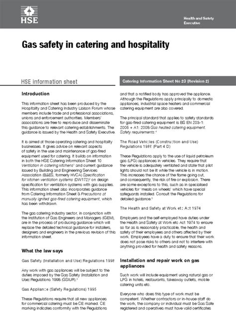 Catering and Hospitality - Publications - HSE