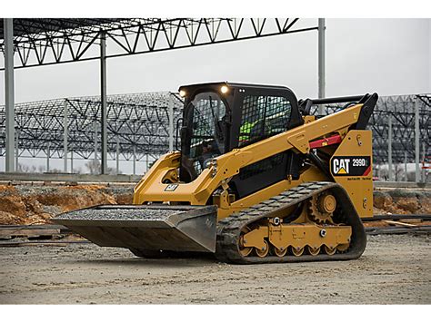 Overview. The Cat® 299D2 Compact Track Loader, with its vertical lift design, delivers extended reach and lift height for quick and easy truck loading. Its standard, suspended undercarriage system provides superior traction, flotation, stability and speed to work in a wide range of applications and underfoot conditions.. 