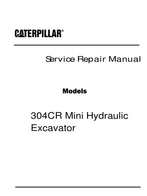 Caterpillar 304cr mini track service manual. - Vida y opiniones de luis buñuel..
