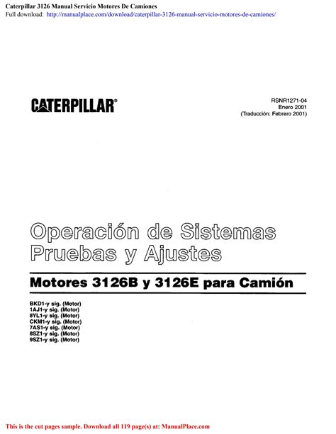 Caterpillar 3126 manuale operatore motore diesel camion. - Fountas and pinnell prompting guide part 2 for comprehension thinking talking and writing.