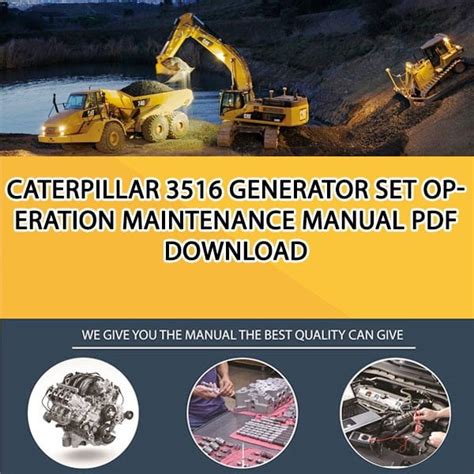 Caterpillar 3516 operation and maintenance manual. - Audi a6 avant 2011 user manual.