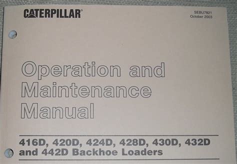 Caterpillar 428d operator and maintenance manual. - Oracle 10g application server administration guide.
