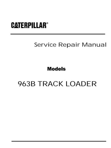 Caterpillar 963b service handbuch s n 9blo2589. - Manual del propietario del abre-puertas de garaje liftmaster.